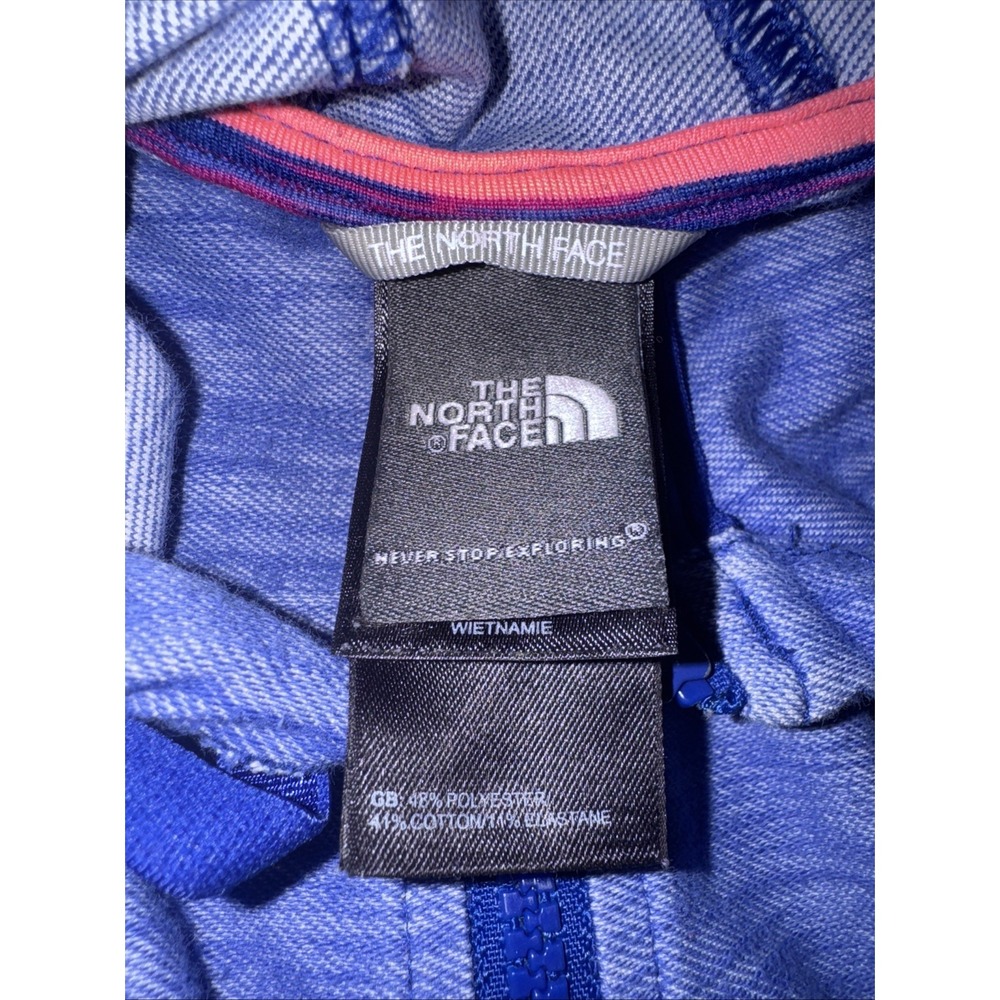 The North Face Women's Kirata Full Zip Hoodie Heathered Blue Size XS - Picture 6 of 6